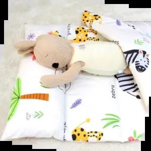 유아침구 순면 어린이집 낮잠 이불 배게 침구 가방 사파리 세트