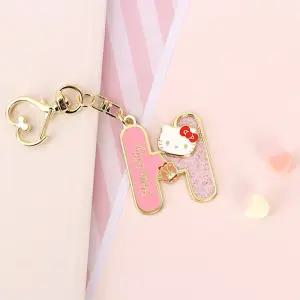 헬로키티 이니셜 링키링 홀더 열쇠고리 캐릭터링 가방 가방링 산리오링 귀여운링