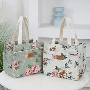 (큰손할인) 장미보냉백 보온도시락 보냉가방 보온팩 보냉파우치