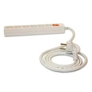 6구멀티탭 전기코드 멀티선 콘센트 2.5M 파워텝 확장 캠핑용 공업용 코드 멀티 절전