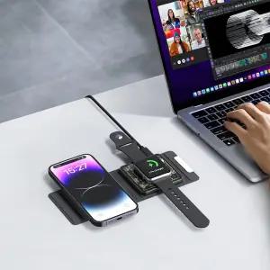 PODAK 스마트폰 스마트워치 휴대용 지갑형 무선충전기