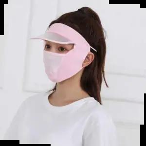 여름 복면 쿨링 냉감 마스크 여성 일체형 커버 선캡