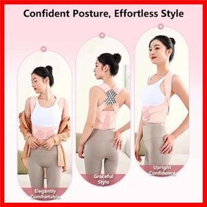 조절 가능한 자세 교정기 등 지지 벨트 척추 정렬 허리 트레이너 남녀 공용 복부 허리 교정