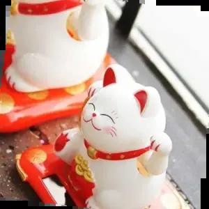 한손 마네키네코 장식품 선반 인테리어 미니어처