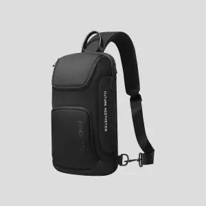 메온셀 히키스 여행 데일리 아웃도어 멀티포켓 USB충전 BANGE 슬링백