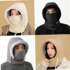 남성 여성 올인원 패딩 후드 넥워머 URK-436