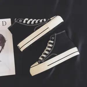 여성 클리어라인 2컬러 하이탑 통굽 스니커즈 TG517