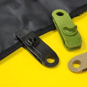 잠금 텐트 고정 타프 방수포 그늘막 클립