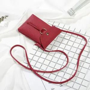 [라일리] Rly 여자 가죽 스타일 고리 핸드폰가방 1P 고품질 미니백