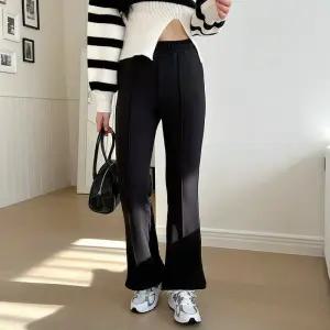 라일라 밍크 핀턱 부츠컷 팬츠 USD-231023