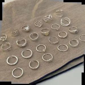 (실버925/57종) 데일리 레이어드 실버 은반지 오픈링 모음 순은 실반지