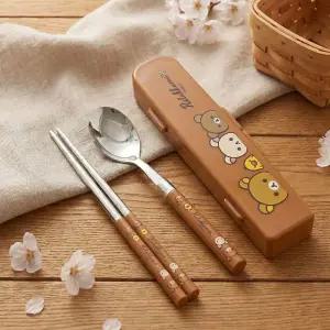 금비가 리락쿠마 뉴슬림 수저 케이스 수저세트케이스 숟가락