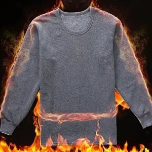 방한 내의 세트 데일리 안감 스티치 기모 남성용 (KYR-WCEF53C)