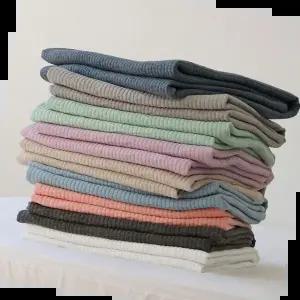 누빔패드 누블 고온에 삶은 피그먼트 60수 아사 줄누빔스프레드