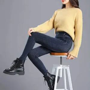 여자 DL21IE44 스키니 핏 청바지 워싱 레깅스 데님 팬츠 코디