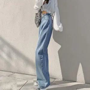 여자 TV27RG98 연청바지 허리 사이즈 조절버튼 데님팬츠 청바지