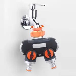 수압조절 커넥터 2구 다용도 수도분배기 수도꼭지