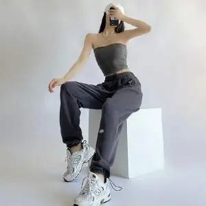 루즈핏 DO00KZ47 발목 스트링 밴딩 조거 팬츠 MFNC-040095