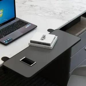 책상 확장판 접이식 무타공 연장 거치대 지지대 보조 상판 받침대 공간 활용