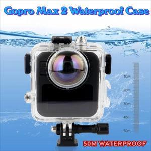 GoPro Max 2 카메라 용 50M 방수 하우징 쉘 수중 다이빙 케이스 GOPRO MAX2 투명 보호 프레임 액세서리