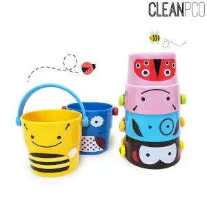 해피타운 애니멀 컵쌓기균형완구 소근육 두뇌발달 발전 학습용쌓기 쌓기 쌓기장난감 쌓기놀이 어린이쌓기