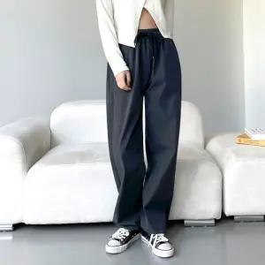 체형커버 루즈핏 바지 옆라인 배색 밴딩 조거 팬츠여자편한 치마반 여자숏 여성편한반 여름옷 포켓와이드