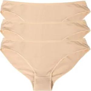 이스트버디 3팩 댄스 발레 브 여자 코튼 체조 하이컷 속옷