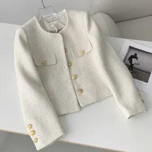 트위드 자켓 금장버튼 봄신상