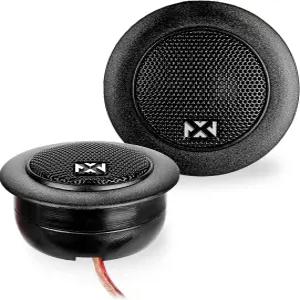 NVX VSPTW 450W 피크(150W RMS) 1인치(25mm) V 시리즈 실크돔 자동차 오디오 트위터 및 크로스오버