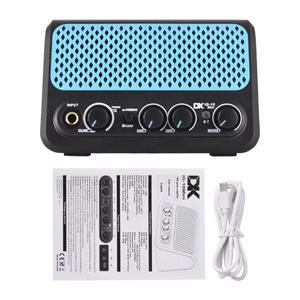 DK 10W 소형 일렉트릭 기타 앰프 클린 오버드라이브 2채널 리버브 이펙트 휴대용 연습 스피커 데일리 연습