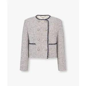 매장정품 GCUT 트위드 더블 크롭 자켓 _아이보리_7215210204 2501662993 117442