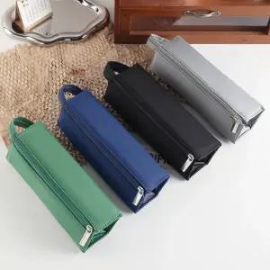 대용량 사각 트레이형 필통 180도 레이어 파우치 5컬러 펜케이스 심플 신학기 학생 선물용