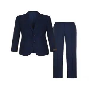 [BY파크랜드][오스틴리드]블루 체크 모100 수트 셋업-A1CX2210852B_A1VD2210823B