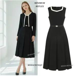 MD 라인배색 자켓 원피스 셋트  MD MM1AGWO1930BK1