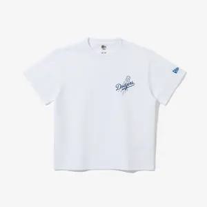 [롯데백화점]뉴에라 MLB LA 다저스 라인 로고 티셔츠 화이트  14681155