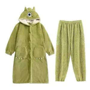 할로윈 몬스터주식회사 마이크 극세사 캐릭터 코스튬 잠옷