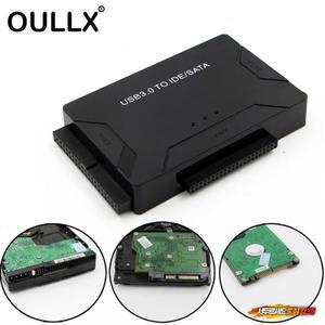 호환 PC 노트북 용 USB 3.0-SATA IDE ATA 어댑터 전원 외부 SSD 데이터 전송 HDD 변환기가 2.5  3.5  HDD