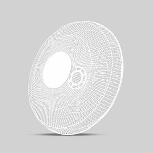 선풍기 메쉬 커버 다이아몬드 삼각 가정용 부채 벽걸이 스탠드 16인치 범용 하드 철망 액세서리