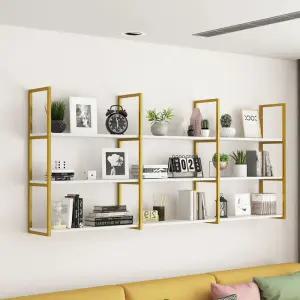 가방 진열장 철제 2단 골드 명품샵 인테리어 장식장 북선반 구두 경량렉 정리대 진열대