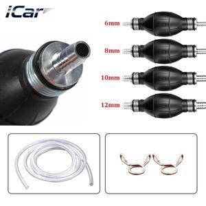 6/8/10/12mm 수동 연료 펌프 라인 고무 알루미늄 핸드 프라이머  디젤 오일 이송 휘발유 호스  자동차 해양