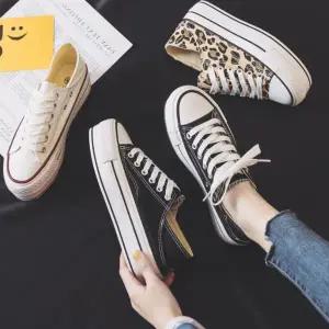 여성 FT887966 통굽 스니커즈 캔버스화 여자 단화 키높이운동화