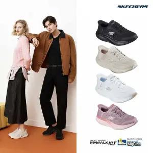 [하프클럽/스케쳐스]여성 스케쳐스  고워크 맥스워커 슬립인스