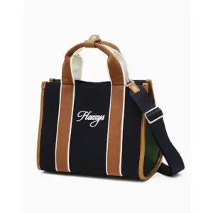 [갤러리아] [26SS]네이비 여성 로고자수 켄버스 토트백 HWBA6E951N3