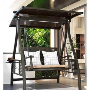 야외 흔들 의자 철제 전원주택 그네 발코니 정원체어