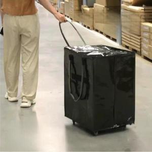 휴대용 카메라 제습 파우치대용량 접이식 쇼핑백 HULKEN 장바구니, 쌓을 수 있는 인형 가족 국내 제품