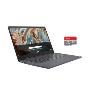 아이디어패드 3 크롬북 14인치 HD 노트북, 미디어텍 MT8183 옥타 코어 프로세서, ARM 말리-G72 MP3, 4GB RAM, 128GB 저장 공간(64GB eMMC+MTC