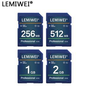 카메라 SD 카드 256MB 512MB 1GB 2GB 고속 클래스 10 U1 전문 633X 용 UHS-I LEMIWEI 메모리