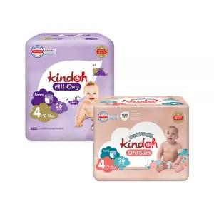 킨도 팬티형 기저귀 오슬림 가디언즈 3팩 + 뉴올데이 4팩 4단계 MNS