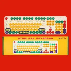위글위글X앱코 무선 타자기 키보드 - Color Mix 189864