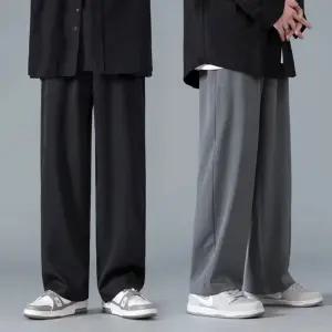 남성 겨울 기모 와이드 스타일 따뜻한 밴딩 팬츠트레이닝바지 남여공용 수면 체육복 하의 조거 통넓은 여자